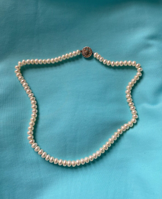 Vintage Sterling Silver/Pearls Classic Elegant Necklace | eBay