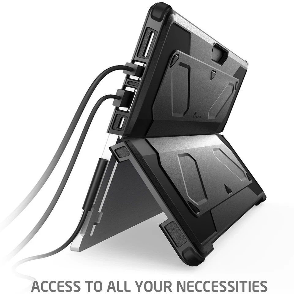 Surface Pro 7 6 5 4 LTE Case SUPCASE Rugged Full-Body Kickstand For Microsoft - Image 4 of 4