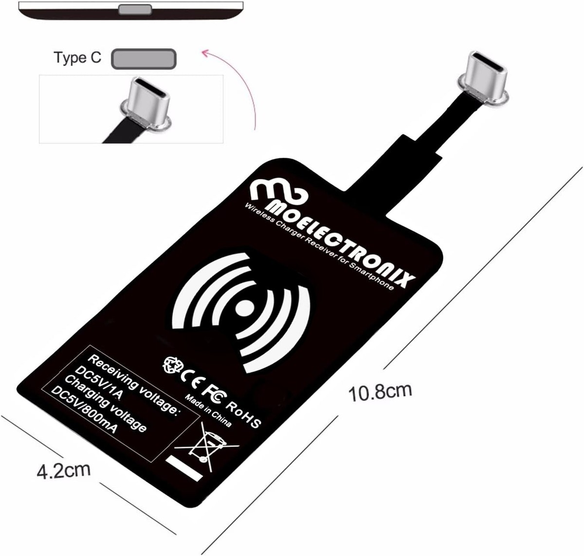 Usb C Samsung Wireless Charger A71 USB Type C Qi Wireless Receiver