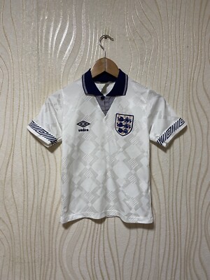 ENGLAND 1990 1992 HOME FOOTBALL SHIRT SOCCER JERSEY UMBRO sz L