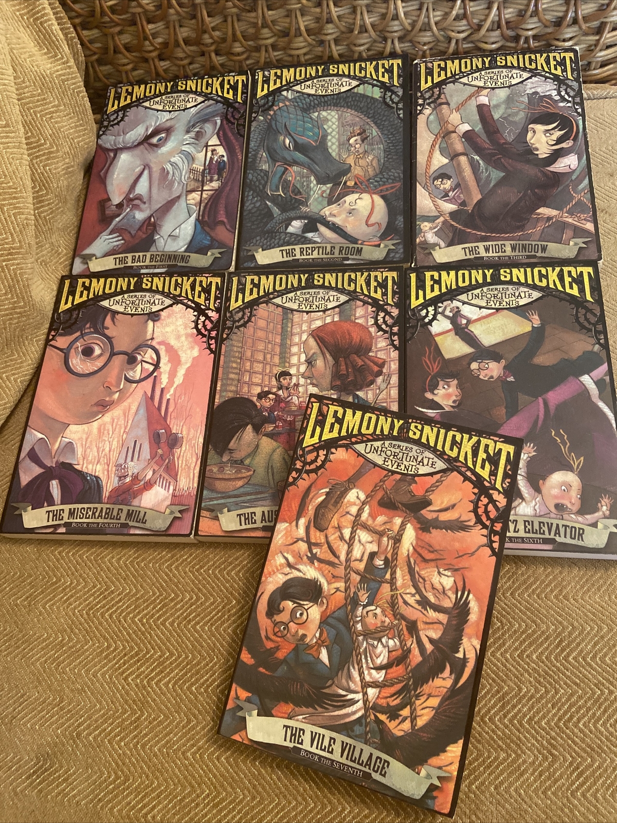 Lemony Snicket 1-7 (Paperback)