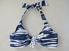 NEW TOMMY BAHAMA 'Canyon Sky' Halter Bikini Top Blue/ White Size XXS 99