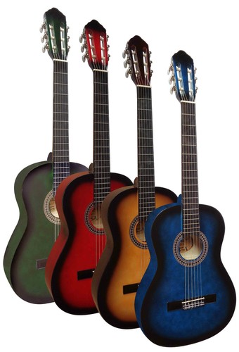 Gitarre,4/4 Konzert/Set-STIMMGERÄT ET33,Tasche-Band/Gurt,ersatz Saiten,3xPik!n - Bild 3 von 19