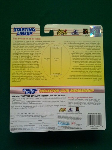 BARRY SANDERS (HOF) 1998 KENNER STARTING LINEUP - Picture 2 of 2