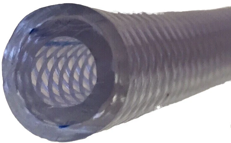 100ft ACCUFLEX CLEARBRAID - 1/2" x 3/4" Reinforced 200PSI Clear PVC Vinyl Tubg - Image 3 of 4