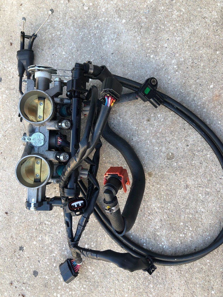 18-20 YAMAHA MT-07 Throttle Bodies Injectors w/ sensors complete 2020 ...