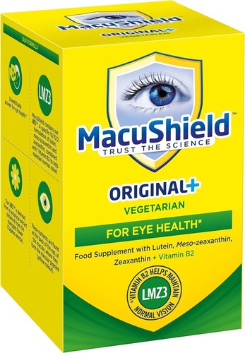 Macushield Original Vegetarian Veggie with MZ Supplements 90 Capsules RRP £45.95 - Picture 3 of 7