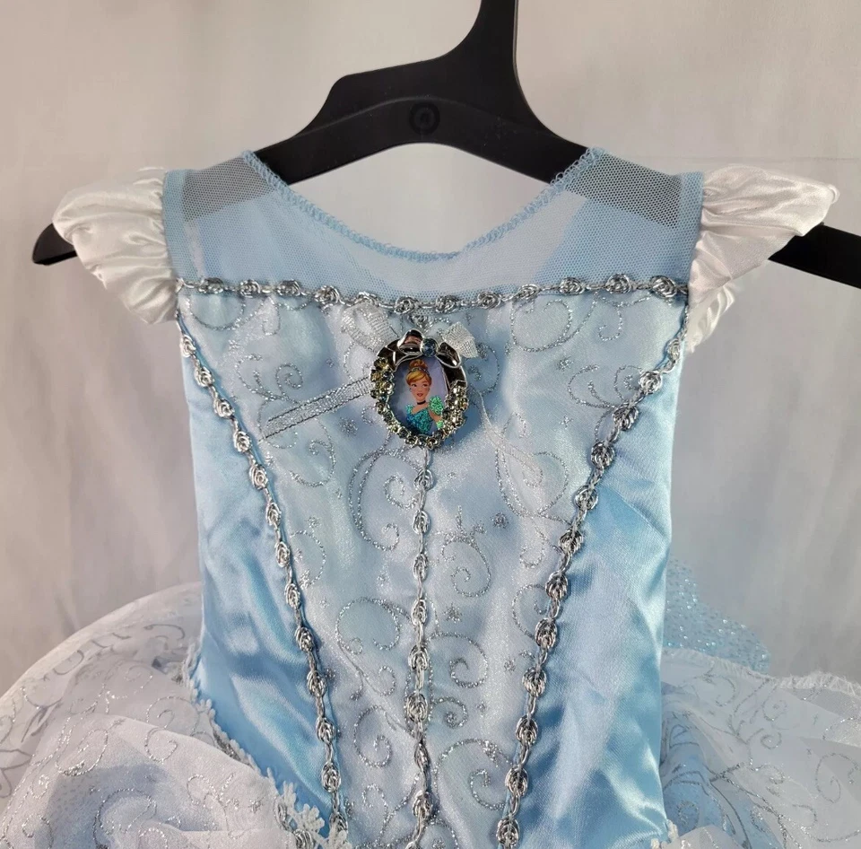 Disfraz Princesa Cenicienta Niñas Infante 6-12 Meses Vestido Azul Disney Bebé Nuevo Foto 4 de 4