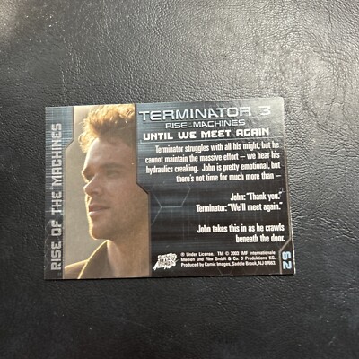 98b T2 Terminator 3 Rise Of The Machines 2003 #52 John Connor Nick STAHL