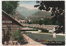 PEDAVENA DAL PARCO DELLA BIRRERIA - BELLUNO - VIAGG. 1958 -16016-