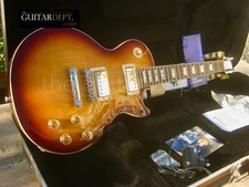 ♚MINT♚2015 GIBSON LES PAUL TRADITIONAL 100th Ann.♚ICED TEA AAA♚MOP♚Standard♚OHSC