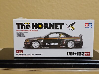 ミニカー NISSAN SKYLINE GT-R R34 THE HORNET Kaido House x Mini GT 1:64 Tamiya Nissan Skyline GT-R (R34) THE