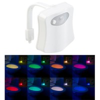 Lunartec Led-Toilettenlicht Mit Licht- Und Bewegungssensor, 2 Modi, 16 Farben
