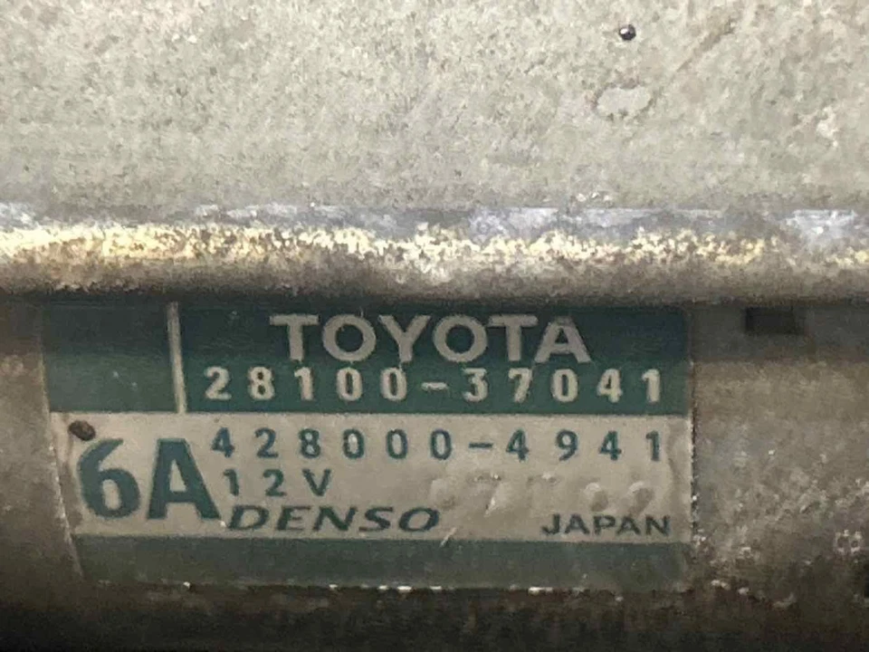 Fits 2008-14 SCION XD Starter Motor OEM:2810037041 Foto 2 de 4