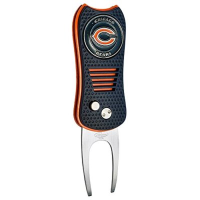 Chicago Bears Switchblade Divot Tool with ball marker,  magnetically attached