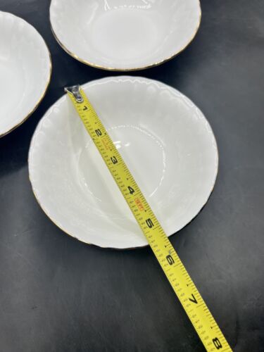3 Royal Albert Val D'Or Bone China Fruit Dessert Bowls England 5 1/4” 2nd Qualit - Picture 6 of 12