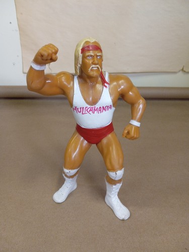 Vintage WWF Wrestling Figure White Shirt Variant H...