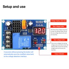 6-60V Battery Charge Control Module Digital Overcharge Protection Switch Module