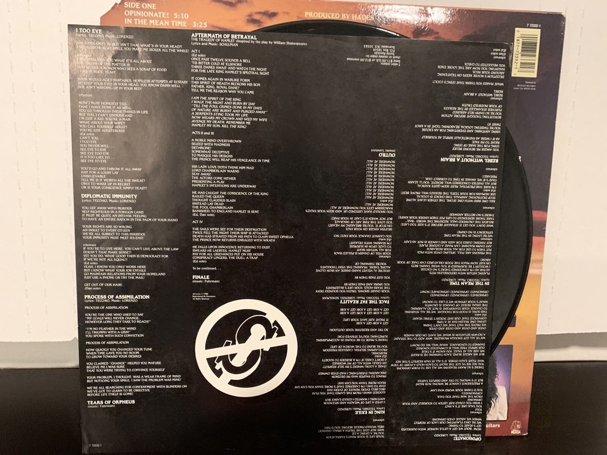 Hades ‎– If At First You Don't Succeed LP 1988 Roadrunner Records