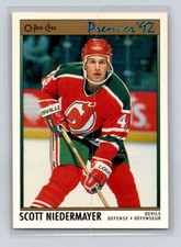 Scott Niedermayer 1991-92 O-Pee-Chee Premier Hockey RC #35 Rookie New Jersey