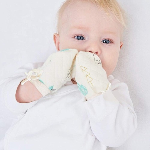 5 Pairs Baby Anti Scratching Gloves Soft Cotton Gloves Newborn Face for Protecti - Zdjęcie 2 z 8