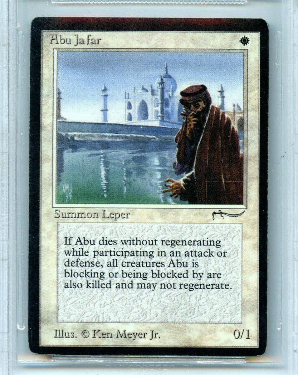MTG Arabian Nights Abu Jafar BGS 8.5 nm-mt+ card Magic WOTC