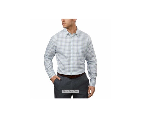 Shirt Dress Mens Tommy Hilfiger Regular Fit Long Sleeve XL,XXL Button Down Plaid - Picture 3 of 6