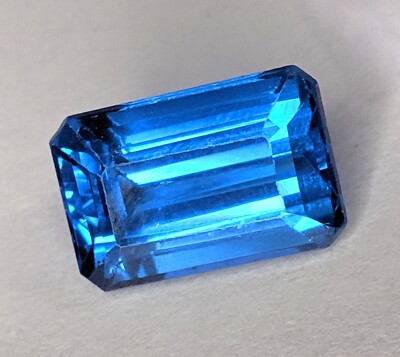 Natural 6.75 Ct Certified Mozambique Blue (Indicolite) Tourmaline Stunning Gems