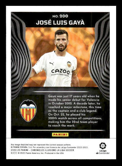 2022-23 Panini Chronicles: Illusions La Liga #200 Jose Luis