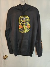 Karate Kid Cobra Kai Dojo Logo Hoodie Hooded Sweatshirt Mens Size Large