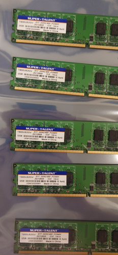 Super Talent 1GB DDR2-667 PC5300 Samsung 64MX8CL5 | Qty = 11 | USED - Picture 17 of 19