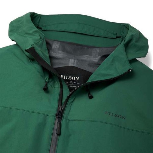 Filson Swiftwater Rain Jacket 20145778 Verdant Dark CC Packable 2.5 Layer - Picture 3 of 8