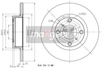 2X Maxgear 19-0961 Bremsscheibe FüR Opel Suzuki