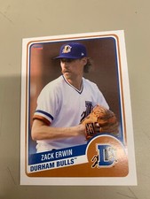 Zack Erwin Card 2022 Durham Bulls Team Card