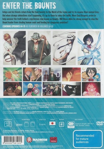 Bleach : Collection 04 Episodes 64-79 BRAND NEW & SEALED PAL REG 4 - Picture 4 of 6