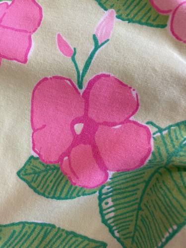 LILLY PULITZER Girls White Label Pink & Green Cropped Pants Capris! ADORABLE! 7 - Picture 5 of 7