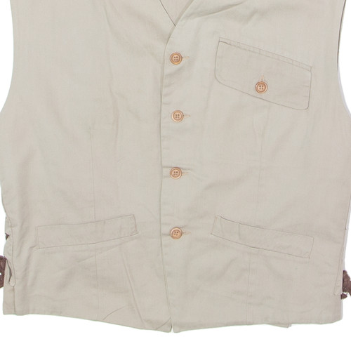 DOLCE & GABBANA Mens Blazer Waistcoat Grey M - Picture 5 of 6