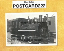 X RPPC train 1940-70s real photo postcard Laclede Christy