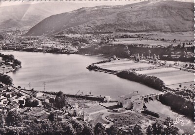 AK Ansichtskarte 10x15cm Postkarte LABARRE Damm an der Ariège Luftaufnahme
