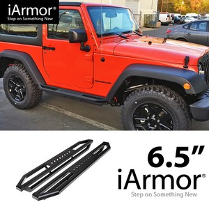 jk wrangler matte jeep bars finish step door side