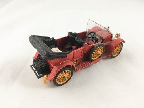 VINTAGE CORGI CLASSICS # 9021 1910 DAIMLER CAR DIECAST 1964-69 RED/BLACK - Picture 3 of 5
