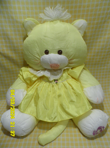 Peluche Vintage Fisher Price - Puffalump Vache Blanche - Doudou Collection