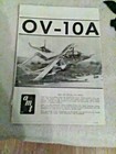 1/72 SCALE  North American OV-10A  "Bronco" MODEL KIT BY AMT   NO BOX  2/3 OFF — photo 1