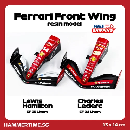 SF-24 / SF-25 Formula 1 Front Wing Model | Charles Leclerc & Lewis Hamilton - Picture 2 of 9