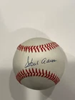 Hank Aaron Atlanta Braves Autographed Official William White Baseball