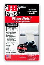 J-B Weld FiberWeld 2  Pipe Repair Cast 2x60 Inch - High Strength Adhesive Fi....