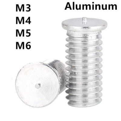 Aluminium Schweißbolzen Gewindebolzen M3 M4 M5 M6