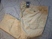 UNDER ARMOUR STORM ENDURO BAYOU GREEN CARGO TACTICAL PANTS SIZE 42 X 30 MEN 90