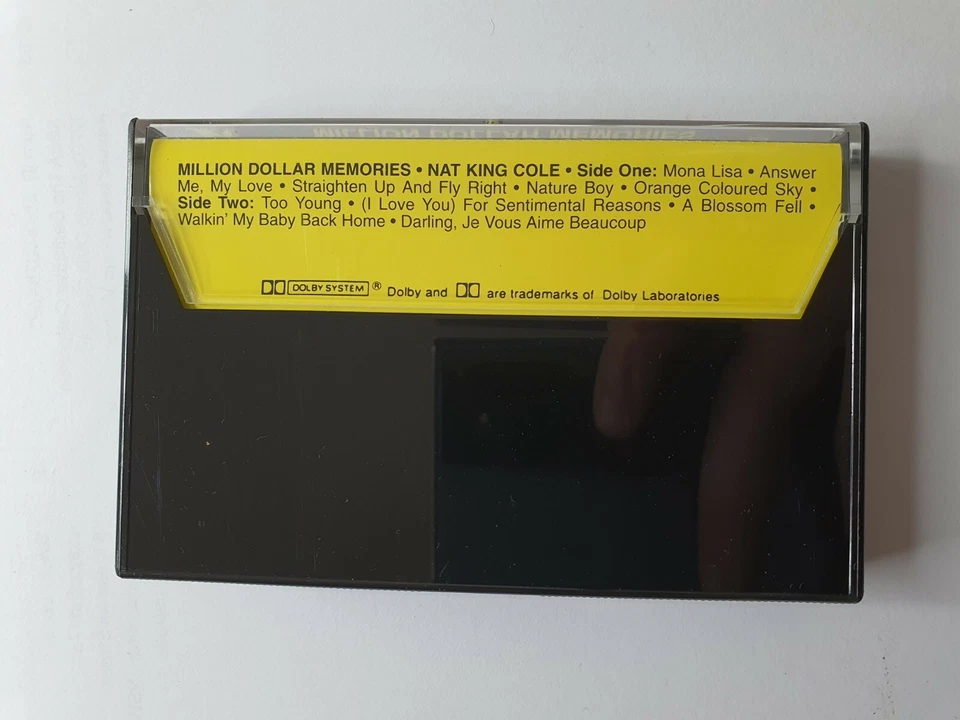 Cinta de casete - Nat King Cole - Million Dollar Memories - Edición de coleccionista Foto 3 de 3