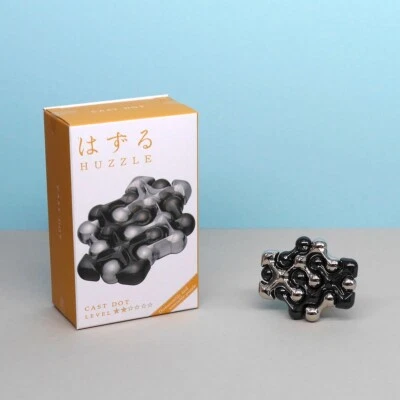 HANAYAMA HUZZLE CAST DOT - elegantes Logikpuzzle